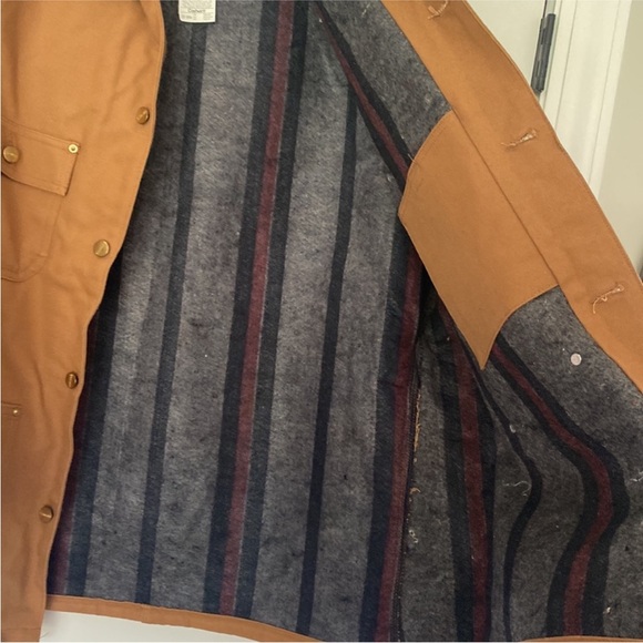 Loose fit firm duck blanket lined chore coat 46 regular NWOT - Picture 6 of 9